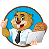 QCompany Bæver Maskot